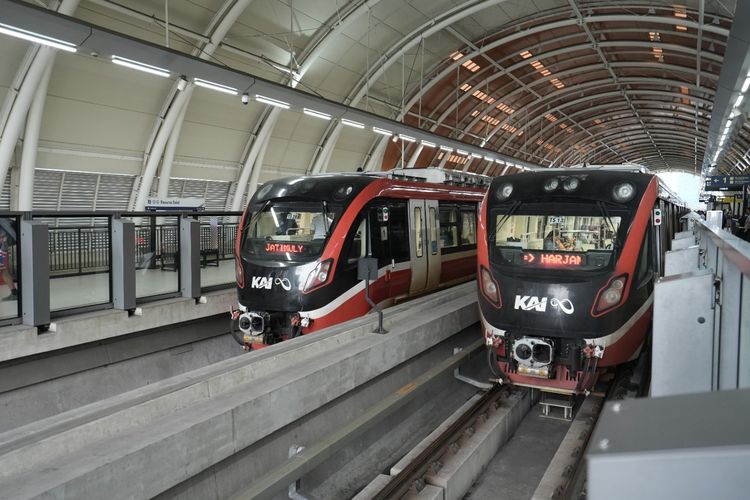 Hari Bebas Kendaraan Bermotor, CFD Rasuna Said, cara ke CFD Rasuna Said naik LRT, Cara ke CFD Rasuna Said Naik LRT, Jalur Bekasi dan Cibubur
