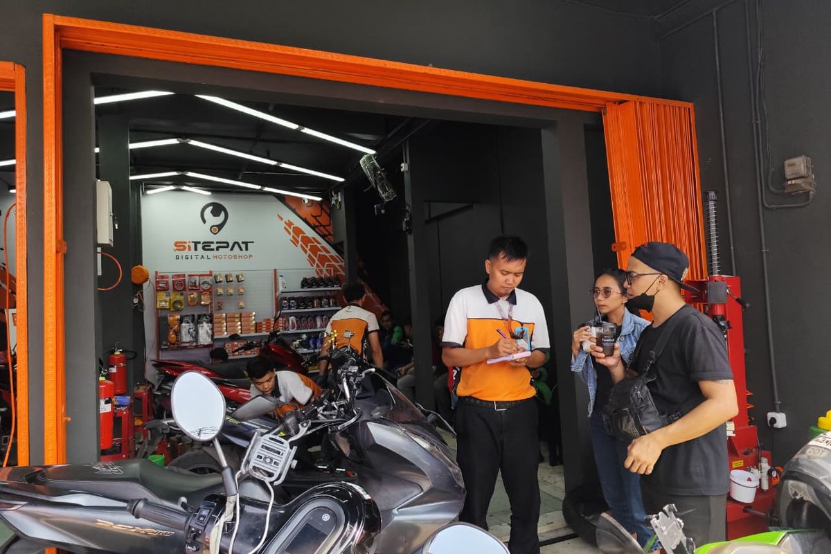 bengkel motor, outlet baru, SiTepat Digital Motoshop, Bengkel Motor Modern Ini Buka Cabang Baru di Kawasan Industri Cakung