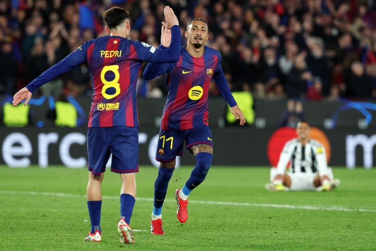 Raphinha, FIFA Matchday, Brasil vs Perancis, Barcelona, Atletico Madrid, Liga Spanyol, Cedera Hamstring, Raphinha Absen Bela Barcelona dalam Lima Pekan