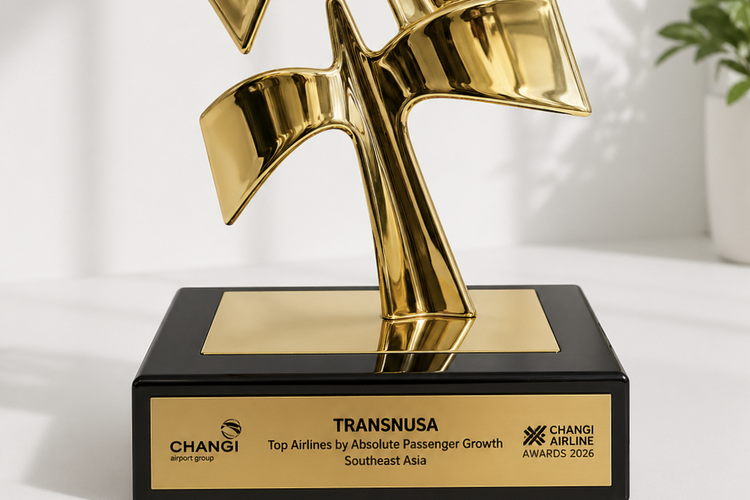 TransNusa, Changi Airline Awards, Changi Airline Awards 2026: Maskapai Indonesia Catat Pertumbuhan Penumpang Tertinggi di Asia Tenggara