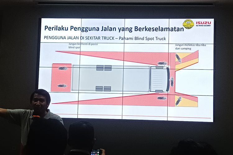 sopir truk, blind spot, Isuzu Astra Motor Indonesia, keselamatan berkendara, Mengungkap Bahaya Blind Spot Sopir Truk