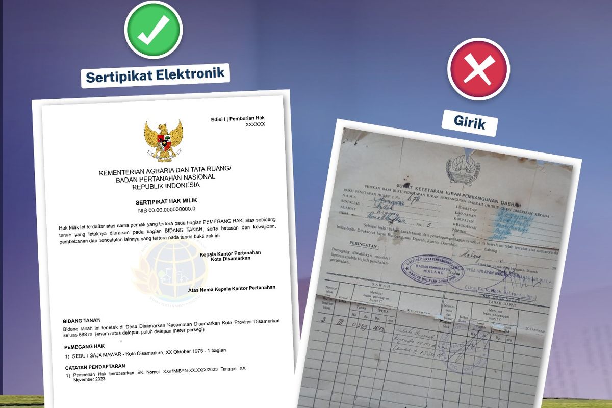 girik, ubah girik ke SHM, Biaya Ubah Girik ke SHM, Ini Komponen yang Harus Dibayar