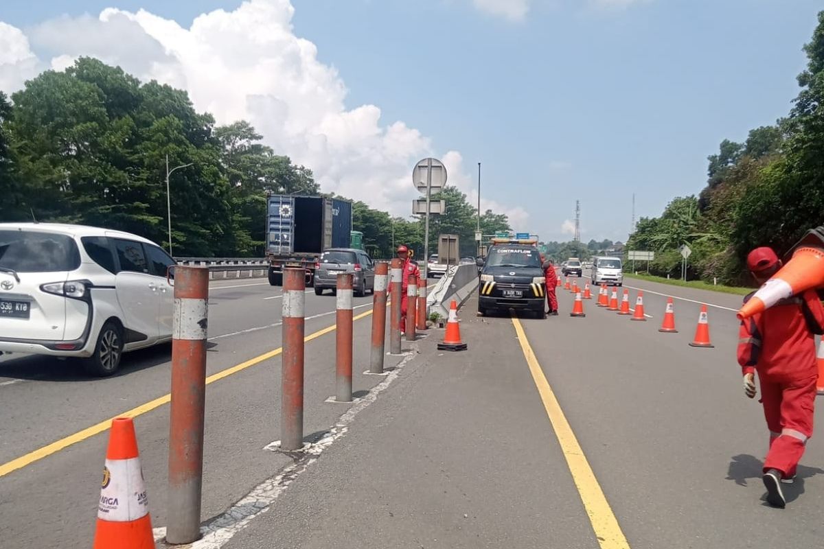 libur, rekayasa lalu lintas, contraflow, satu arah, Korlantas Siapkan Contraflow dan Satu Arah Saat Libur Nataru 2025