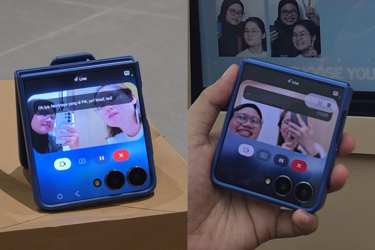 Samsung, gemini, FlexCam, Galaxy Z Flip 7, dual rec, samsung galaxy z flip 7, audio eraser, auto trim, 5 Fitur Canggih Samsung Z Flip 7, Semua Bisa Jadi Kreator Konten, 1. Kamera 50 MP, Pro Video, dan Dual Cam, 2. FlexCam: kamera yang bisa berdiri sendiri, 3. Generative Edit canggih, 4. Audio Eraser dan Auto Trim, 5. Asisten AI Gemini