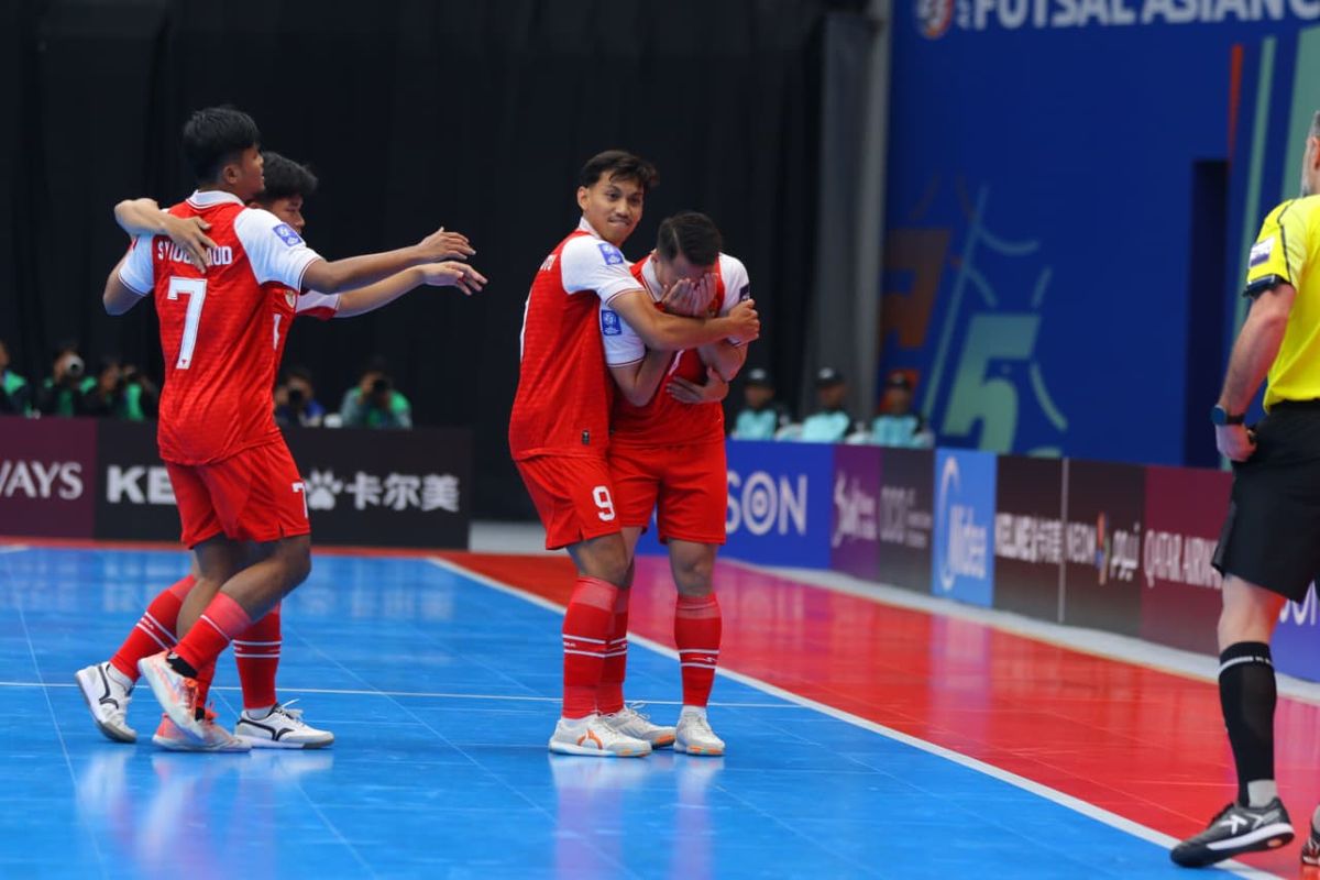 Timnas Futsal Indonesia, Piala Asia Futsal, Timnas Futsal Indonesia vs Irak, Hector Souto, Hasil Timnas Futsal Indonesia Vs Irak 1-1: Garuda Juara Grup A, Hadapi Vietnam di 8 Besar