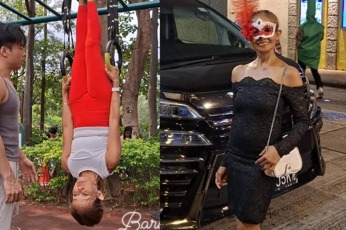 dead hang, Mulai Olahraga di Usia 49 Tahun, Kini TKW di Hong Kong Ini Jago Dead Hang di Umur 57