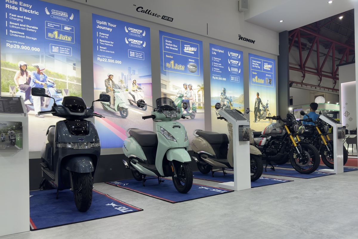 Jakarta Fair, Deretan Produk Baru TVS di Jakarta Fair Kemayoran 2026