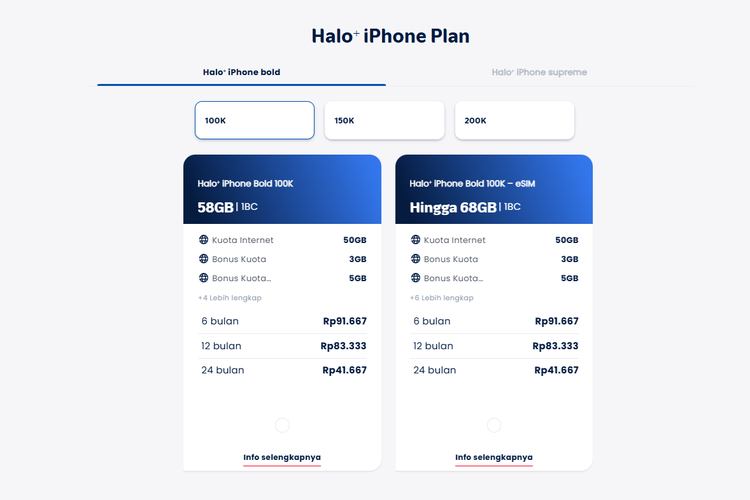 iPhone 17, halo plus iphone bold, halo plus iphone supreme, iPhone 17 Series, paket bundling iPhone 17 Telkomsel, paket Halo Plus iPhone Bold 100K, paket Halo Plus iPhone Supreme, Beli iPhone 17 dengan Paket Halo Plus Telkomsel Hemat hingga Rp 2 Juta, 1. Halo Plus iPhone Bold 100K, 2. Halo Plus iPhone Bold 150K, 3. Halo Plus iPhone Bold 200K, 4. Halo Plus iPhone Supreme 250K, 5. Halo Plus iPhone Supreme 300K, 6. Halo Plus iPhone Supreme 550K