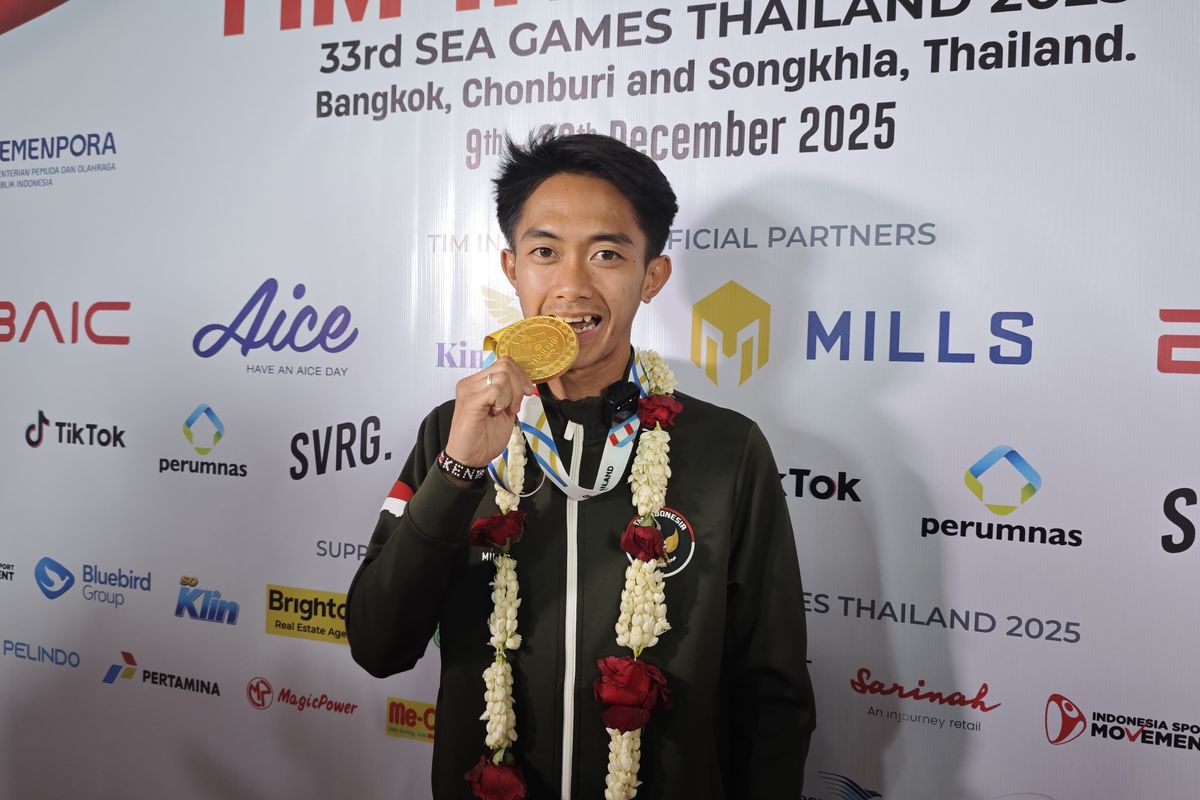 Robi Syianturi, SEA Games 2025, maraton, Raffi Ahmad, Sepatu Robi Syianturi Dibeli Raffi Ahmad Rp 150 Juta, Hasil Lelang untuk Bangun Masjid di Aceh
