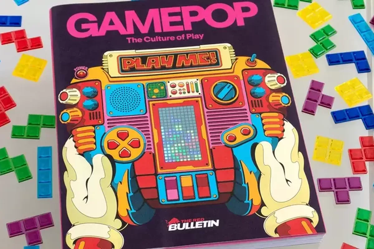 majalah, Tetris, Red Bull Media House, GamePop, Unik, Sampul Majalah Edisi Terbatas Ini Bisa Dipakai Main Tetris