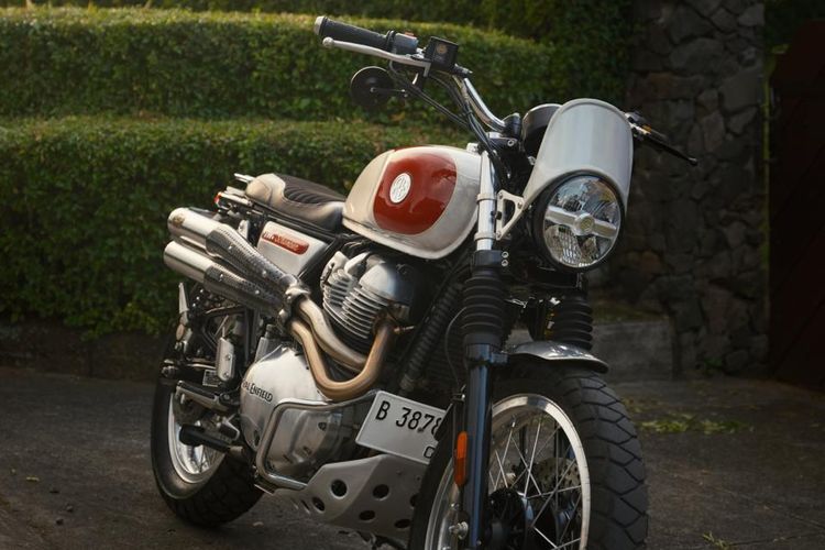 Frontwheel Motors, modifikasi, Interceptor, Modifikasi Royal Enfield Interceptor 650, Kekar Bergaya Scrambler
