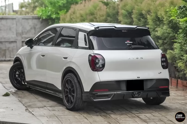 Bodykit, modifikasi, Aion UT, Referensi Modifikasi Aion UT, Pakai Bodykit Thailand Jadi Lebih Sporty