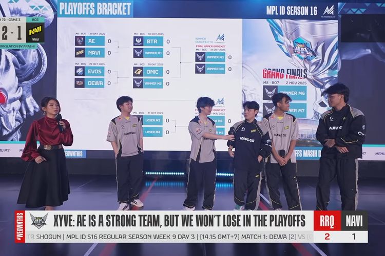 e-sports, EVOS Esports, RRQ Hoshi, Onic Esports, MPL S16, MPL ID S16, 9 Fakta di MPL ID S16, dari Onic Juara, Evos Bangkit, hingga Kegagalan RRQ, 1. Onic juara MPL S16, rekor trofi MPL terbanyak, 2. Rekor "Savage" tercepat dalam sejarah MPL Indonesia, 3. RRQ Hoshi gagal lolos playoff pertama kalinya, 4. Navi lolos ke playoff pertama kalinya, 5. Evos bangkit dari keterpurukan, 6. Team Liquid ID juru kunci klasemen, 7. Onic vs Alter Ego jadi pertandingan paling ditonton, 8. Yi Sun-Shin hero paling diperebutkan di MPL S16, 9. Baxia hero yang paling ditakuti di MPL ID S16