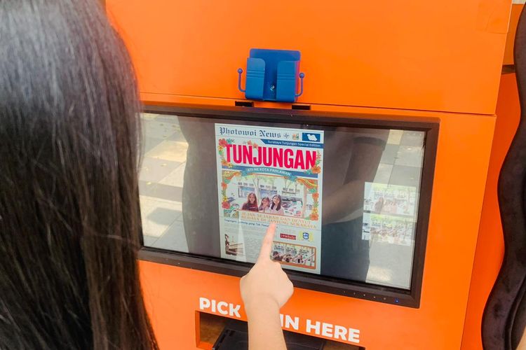 Tren Photobooth Newspaper di Surabaya, dari Tunjungan untuk Kenangan