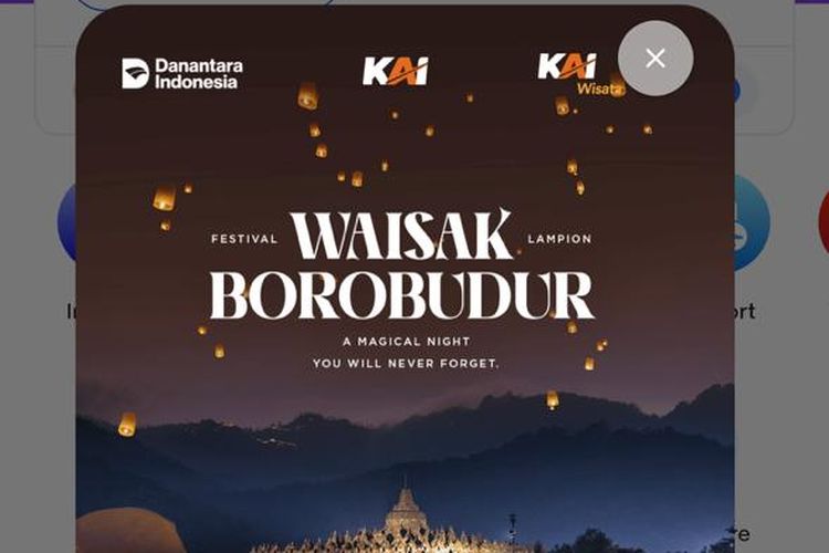 KAI Wisata, Candi Borobudur, Ada Paket Festival Waisak Borobudur 2026 dari KAI Wisata, Harga Rp 1,8 Juta