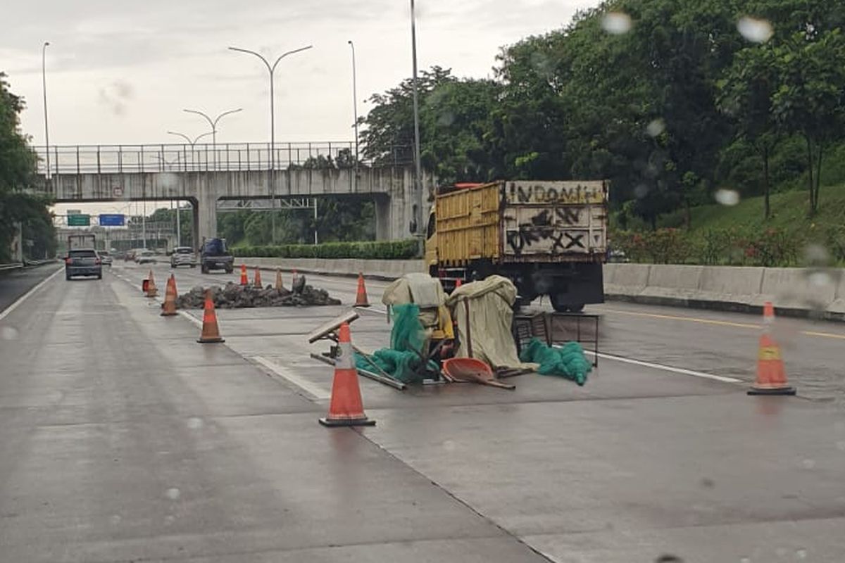 jalan tol, Cijago, Perbaikan di Ruas Tol Cijago, Target Selesai Februari