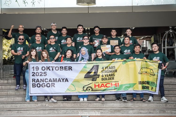 Komunitas, Honda, mobil, Honda City Hatchback RS, Loyalis Honda City Hatchback Rayakan Ulang Tahun ke-4