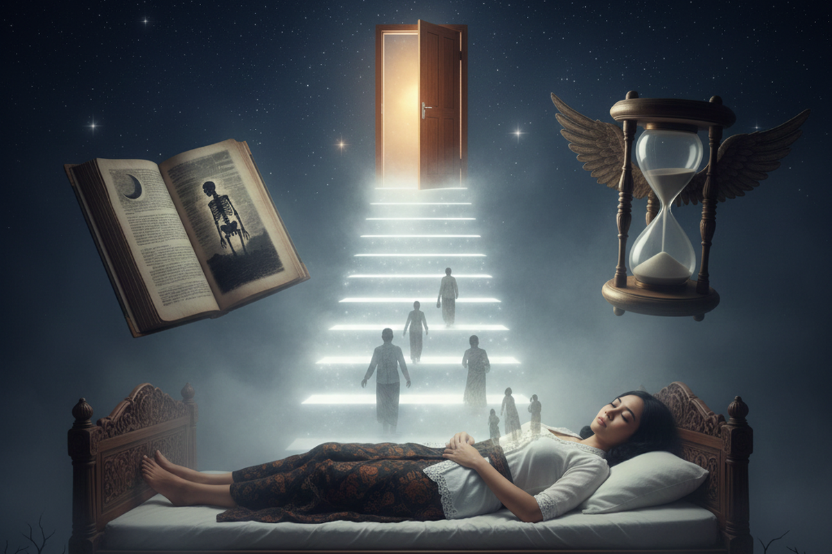 Arti mimpi, Arti Mimpi Bertemu Orang yang Sudah Meninggal, Apakah Arwahnya sedang Gentayangan?, Mimpi yang sering terjadi, Arti mimpi orang yang sudah meninggal, Mimpi reuni, Mimpi orang tersebut masih hidup, Mimpi berisi pesan, Mimpi yang menyedihkan