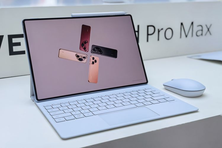 Tablet, Huawei, MatePad Pro Max, Huawei MatePad, Saya Menjajal Huawei MatePad Pro Max Langsung di Thailand, Setipis Biskuit