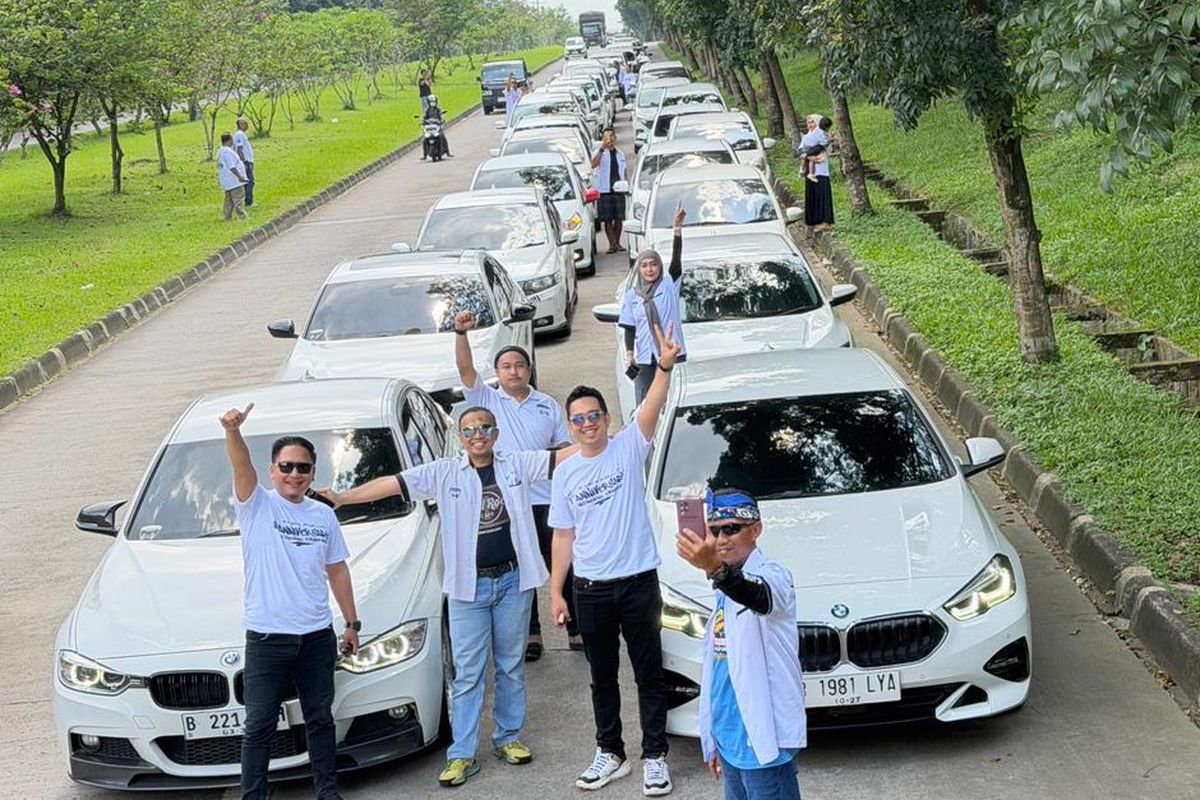 mobil putih, Purwakarta, komunitas, Loyalis Mobil Putih Gelar Halalbihalal di Purwakarta