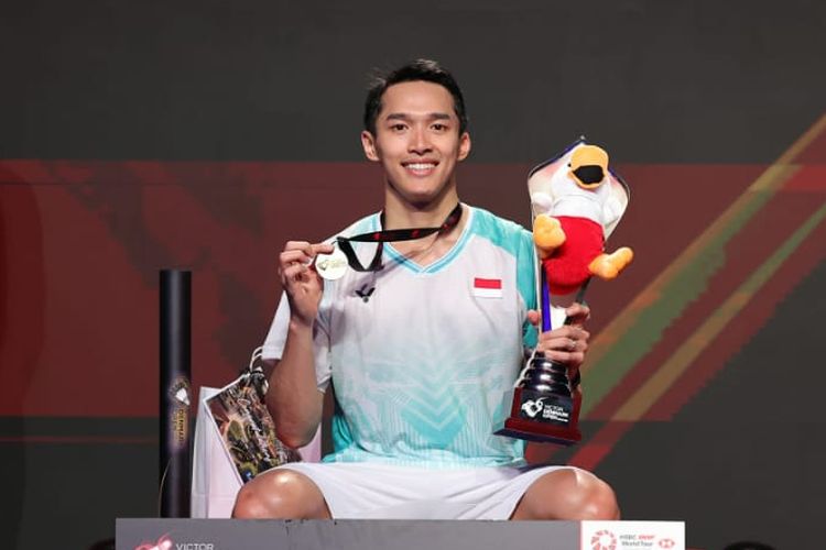 Jonatan Christie, Putri Kusuma Wardani, Sabar Karyaman Gutama, hylo open 2025, hasil Hylo Open 2025, Hasil Final Hylo Open 2025, Rekap Hasil Final Hylo Open 2025: Jonatan Christie Pastikan Indonesia Tidak Nirgelar