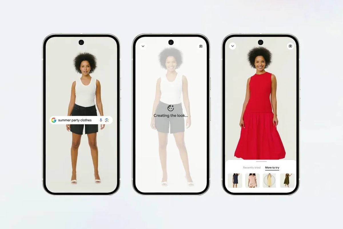 Google, Google Search, belanja online, Googling Foto Baju di Internet Kini Bisa Sekalian Dicoba Dipakai