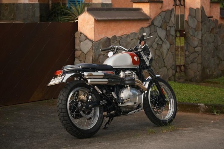 Frontwheel Motors, modifikasi, Interceptor, Modifikasi Royal Enfield Interceptor 650, Kekar Bergaya Scrambler