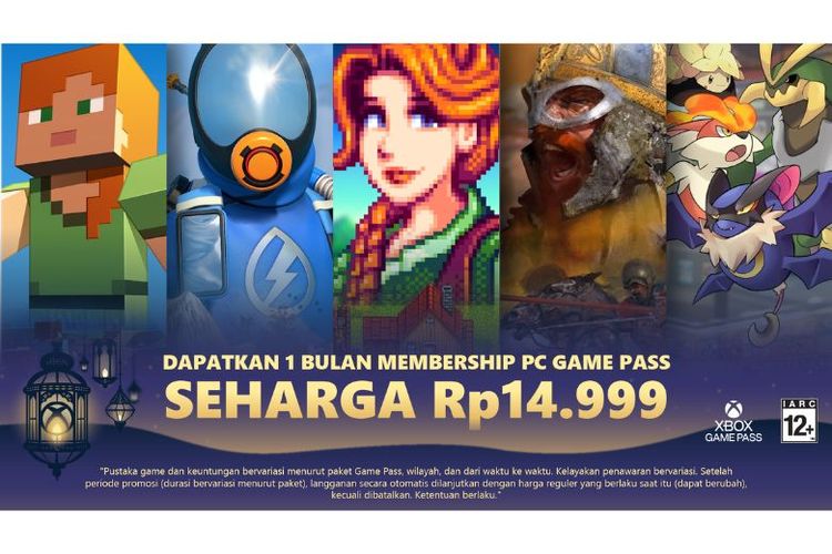 Xbox PC Game Pass, Lebaran Seru Tanpa Boros, Nikmati Ratusan Game PC Berkualitas Hanya Rp 14.999