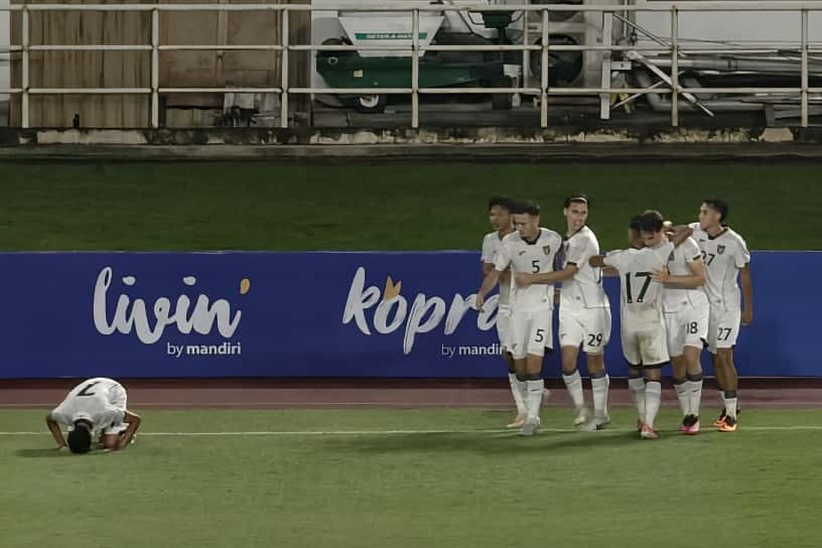 Timnas U22 Indonesia, Timnas U22 Mali, SEA Games 2025, Timnas U22 Indonesia vs Mali, Indra Sjafri, Hasil HT Timnas U22 Indonesia Vs Mali 1-1: Mauro Zijlstra Cetak Gol Debut