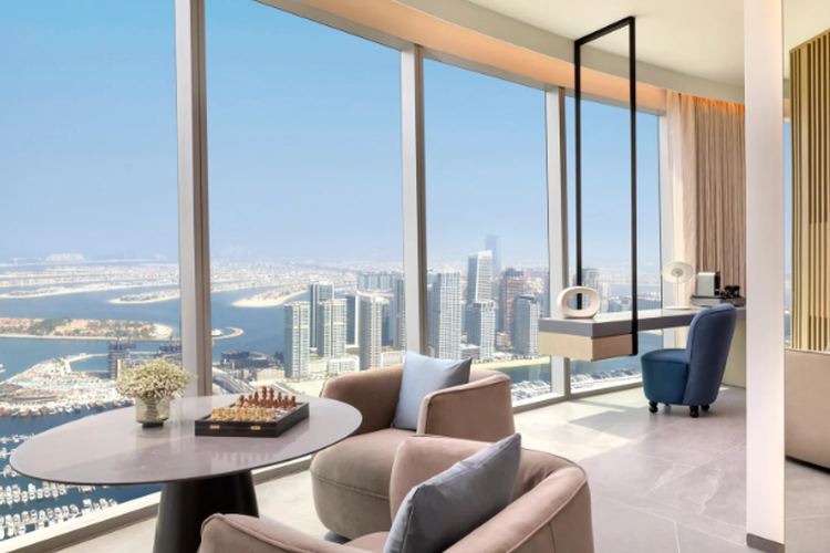 Dubai, Hotel Tertinggi Dunia, Ada 1.000 Kamar dan Bisa Tidur di Atas Awan