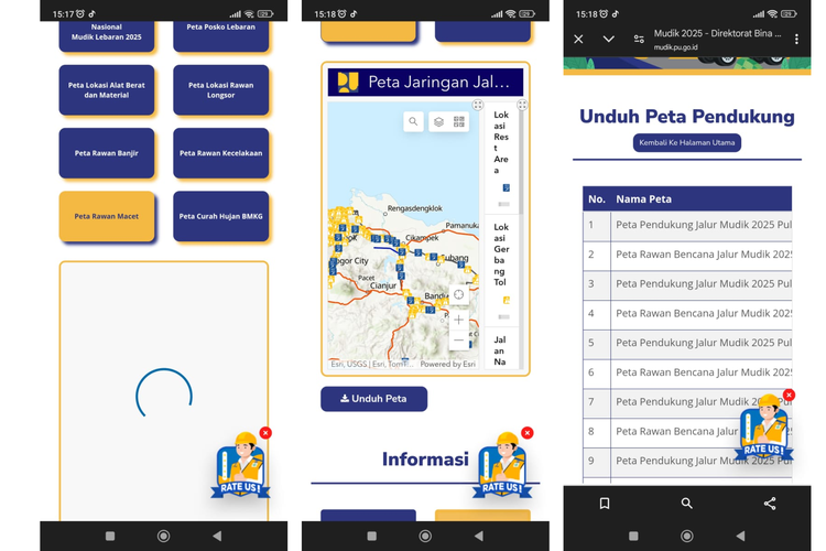 mudik Lebaran, Lebaran 2025, posko lebaran 2025, cara cek posko lebaran 2025, Link dan Cara Cek Peta Posko Lebaran 2025 via HP