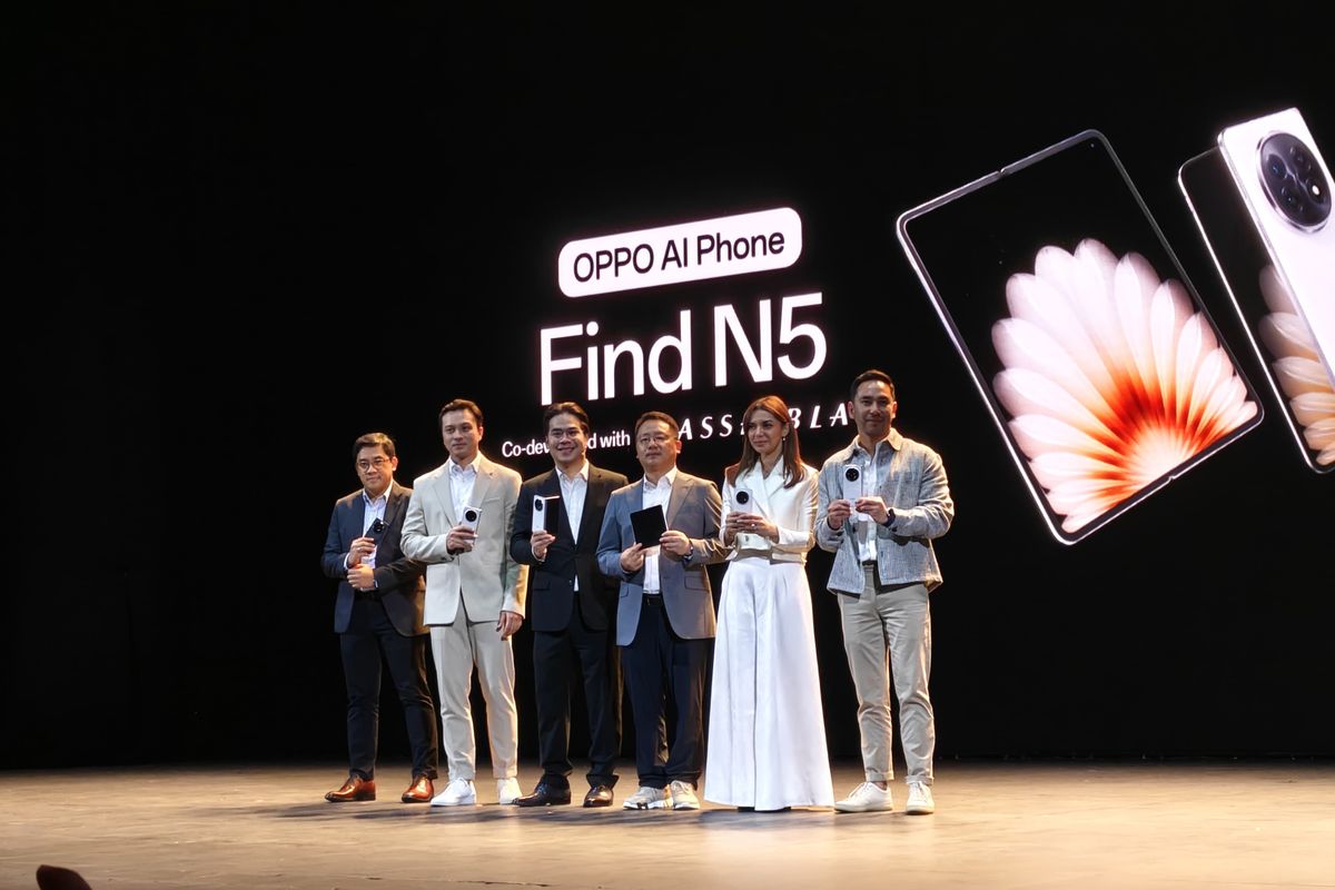 Oppo, Find N5, Oppo Find N5, spesifikasi Oppo Find N5, Spesifikasi Oppo Find N5, spesifikasi oppo find n5, harga oppo find n5, Ponsel Lipat Oppo Find N5 Resmi di Indonesia, Ini Harganya