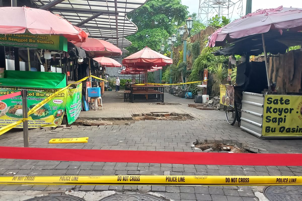 Ledakan Teras Malioboro, Teras Malioboro 1, Kronologi Ledakan Teras Malioboro Hari Ini, 3 Orang Alami Luka Bakar
