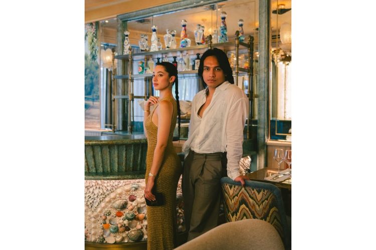 Jefri Nichol, Ameera Khan, Paris Fashion Week, Paris Fashion Week 2025, Amiri, amiri, Kenzo, kenzo, Hermes, paris fashion week 2025, jefri nichol dan pacar, Gaya Jefri Nichol di Paris Fashion Week 2025, Modis Bareng Ameera Khan