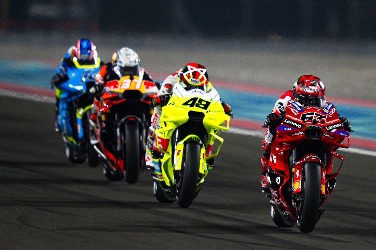 Francesco Bagnaia, MotoGP Qatar 2025, Sirkuit Losail, Marc Marquez, motogp qatar 2025, Francesco Bagnaia Belajar dari Kesalahan di MotoGP Qatar 2025