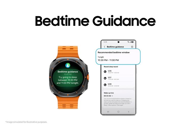 Samsung, One UI 8, Galaxy Watch, Galaxy Watch Ultra 2, tidur, Bedtime Guidance, Fitur baru, Tidur, Vascular Load, fitur baru, lari, galaxy watch, OneUI 8, Galaxy Watch 8, Galaxy Watch 8 classic, galaxy watch ultra 2, Running Coach, Antioxidant index, Samsung, 1. Bedtime Guidance, panduan tidur lebih cerdas, 2. Vascular Load: mendeteksi stres jantung saat tidur, 3. Running Coach: latihan lari lebih terukur, 4. Antioxidant Index: ukur indeks Antioksidan lewat jari