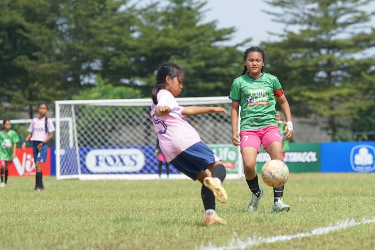 sepak bola putri, MilkLife Soccer Challenge, mlsc bandung seri 1, sepak bola kelompok umur, MLSC Bandung Seri 1 2025-2026, Pola Pembibitan Meningkat demi Prestasi Kota Kembang