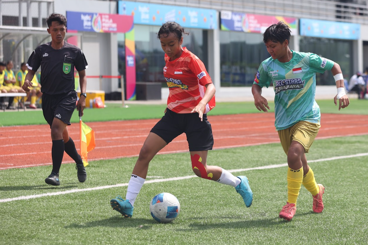 Bakti Olahraga Djarum Foundation, Piala Pertiwi U14 dan U16 2025, piala pertiwi u14 dan u16, HYDROPLUS Piala Pertiwi U14 dan U16 2025 All Stars, Piala Pertiwi U14 dan U16 2025 All Stars, Surabaya Kalahkan Bali-Nusra Lewat Gol Injury Time