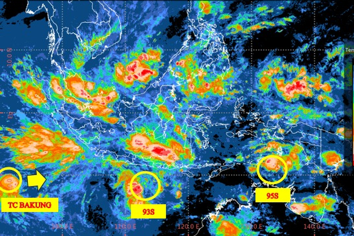 Siklon Tropis, BMKG, Siklon Tropis Bakung, Update Dampak Siklon Tropis Bakung, Bibit 93S, dan 95S di Indonesia per 17 Desember 2025, Perkembangan Siklon Tropis Bakung, Dampak Siklon Tropis Bakung, Perkembangan Bibit Siklon Tropis 93S, Dampak Bibit Siklon Tropis 93S, Perkembangan Bibit Siklon Tropis 95S, Dampak Bibit Siklon Tropis 95S, Imbauan BMKG