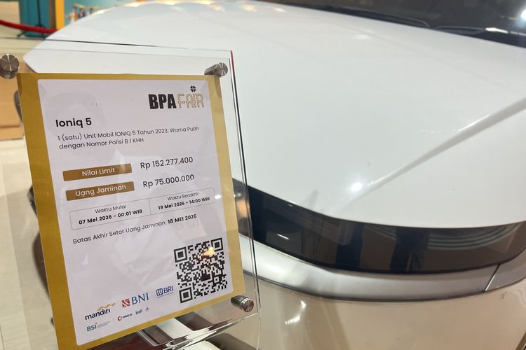 mobil, Hyundai, Ioniq 5, Hyundai Ioniq 5, Hyundai Ioniq 5 Bekas Rampasan Negara Dilelang Rp 152 Juta