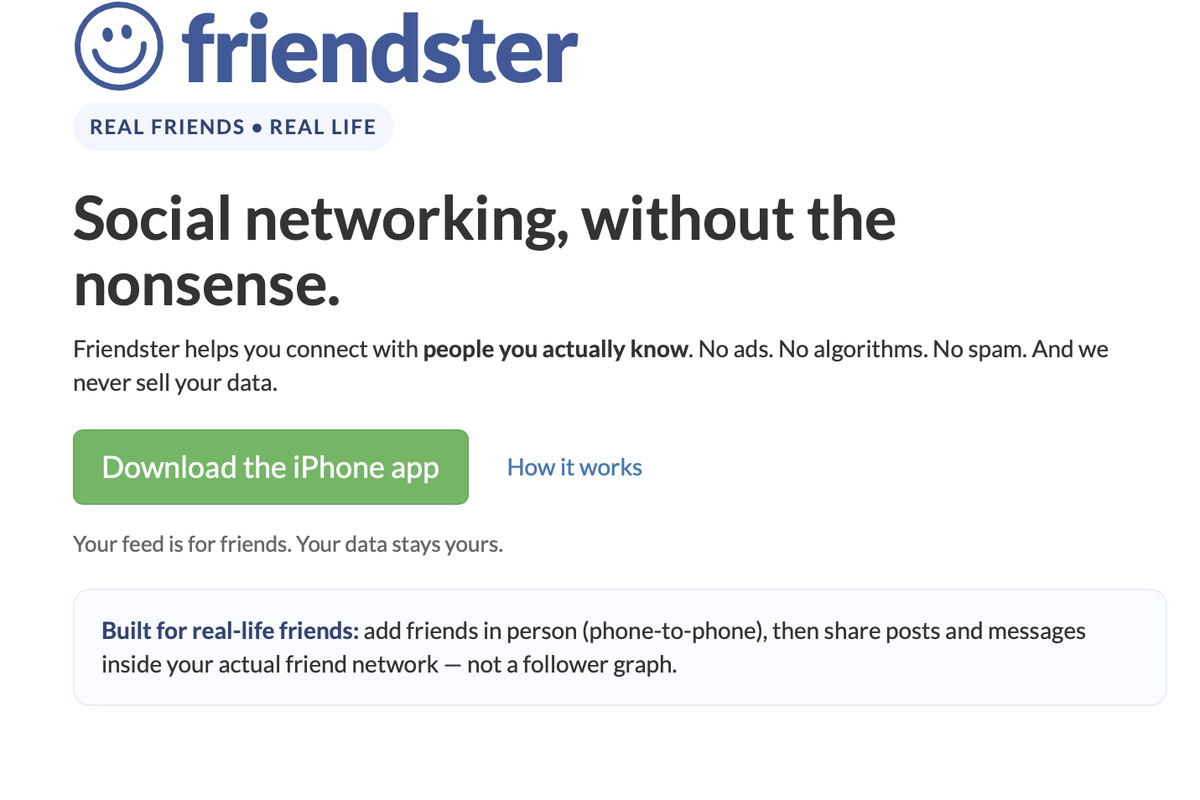 App Store, Friendster, iPhone, Aplikasi Friendster Rilis di iPhone, Tambah Teman Harus Tempelkan HP
