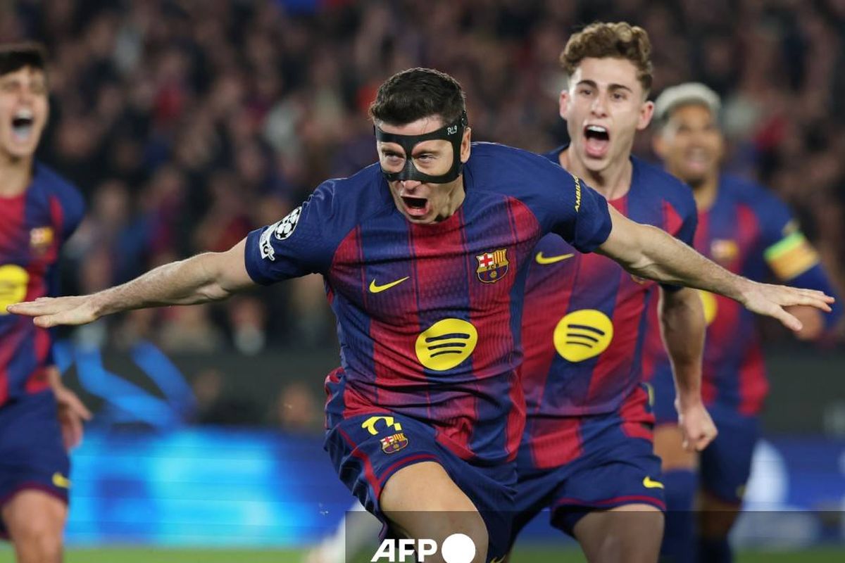 Liga Champions, Barcelona, Robert Lewandowski, Robert Lewandowski Lewati Rekor Lionel Messi di Liga Champions