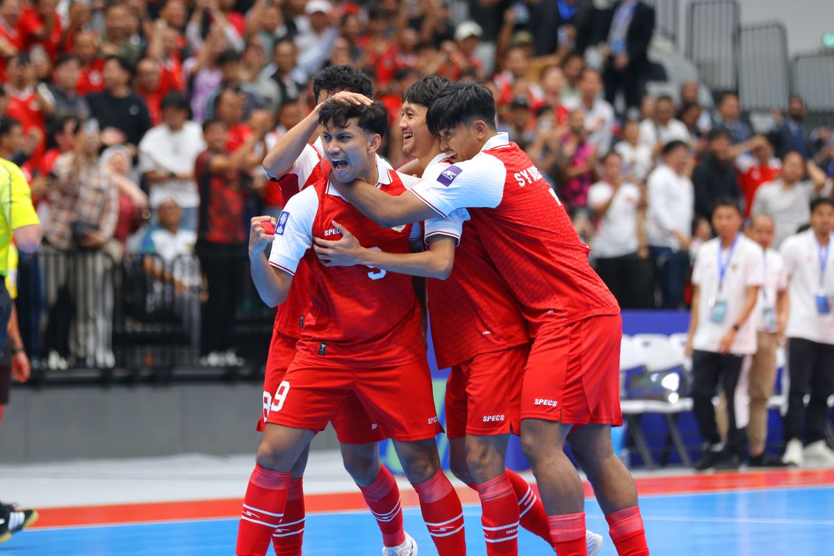 Timnas futsal Indonesia, Korea Selatan, AFC Futsal Asian Cup, Timnas Futsal Indonesia vs Korea Selatan, Piala Asia Futsal 2026, Klasemen Grup A Piala Asia Futsal 2026 Usai Hasil Indonesia Vs Korsel 5-0