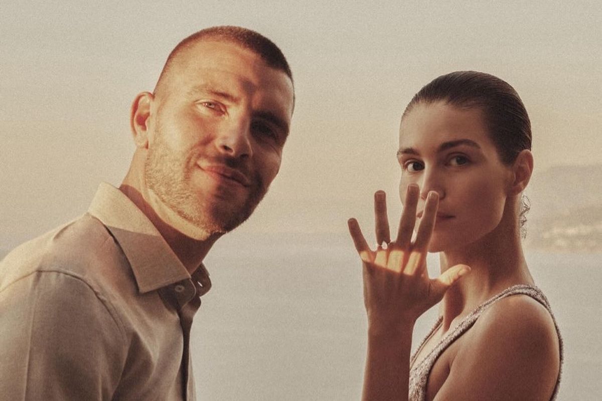 Luna Bijl, Anggunnya Luna Bijl dalam Pertunangannya dengan Maarten Paes di Italia