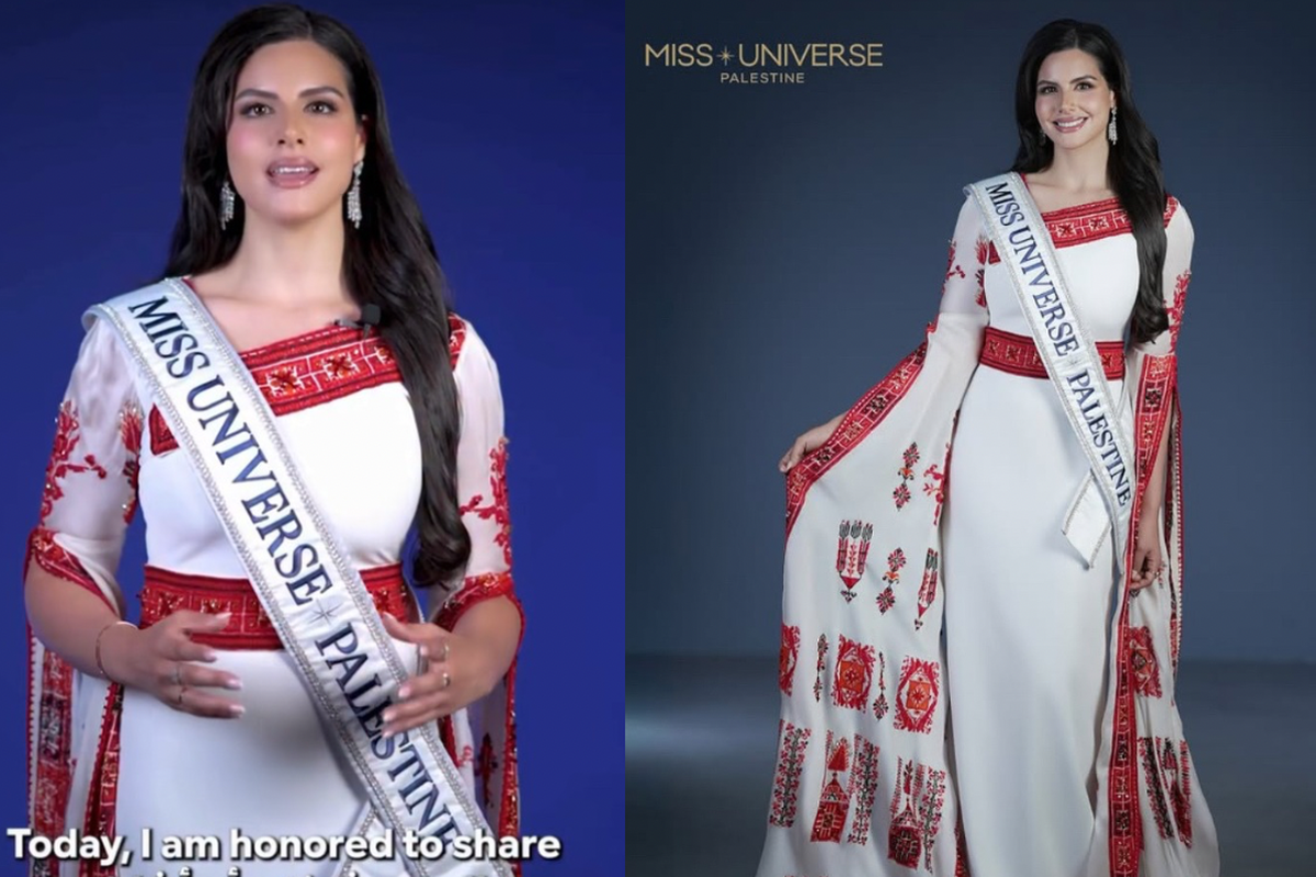 nadeen ayoub, miss universe 2025, miss universe palestine, Nadeen Ayoub, Sosok yang Dinobatkan Miss Universe Pertama Palestina, Perjalanan karier Nadeen Ayoub, Membawa misi kemanusiaan, Harapan Nadeen Ayoub di Miss Universe 2025, Detail fashion Nadeen Ayoub