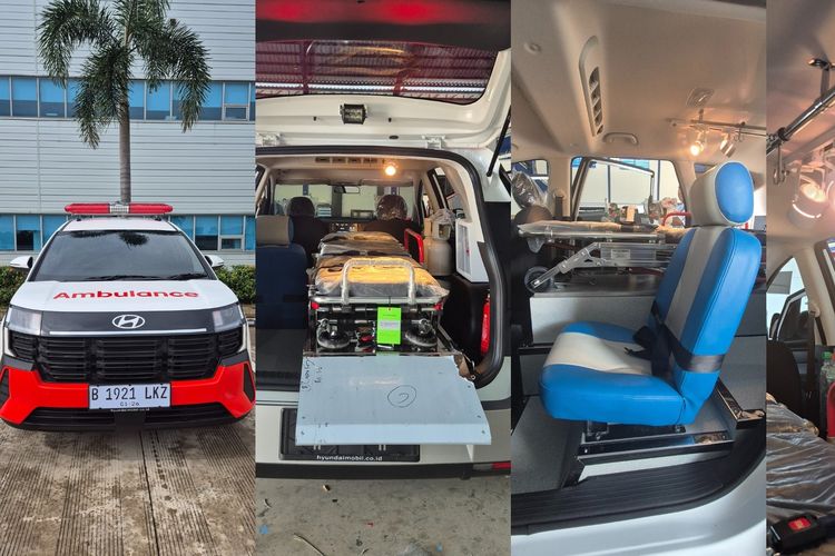 HMMI, ambulans, Hyundai, Stargazer Cartenz, Kementerian Perindustrian, Donasi, Hyundai Motor Manufacturing Indonesia, Hyundai Donasikan Stargazer Cartenz Ambulans untuk Bencana di Sumatera