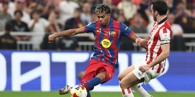 Barcelona, Athletic Bilbao, Piala Super Spanyol, Raphinha, Bilbao, Supercopa de Espana, Respons Raphinha dan Pau Cubarsi Usai Barcelona Menang 5-0 atas Bilbao