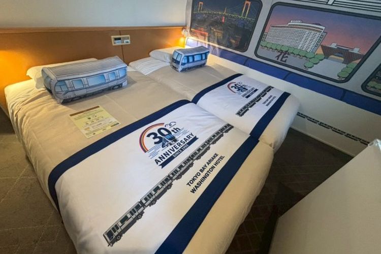hotel, kamar hotel bertema kereta api, Jepang, Tokyo Bay Ariake Washington Hotel, jepang, Kamar hotel bertema kereta api, Unik! Kamar Hotel Bertema Kereta Api di Jepang, Ada Kabin Masinis Asli
