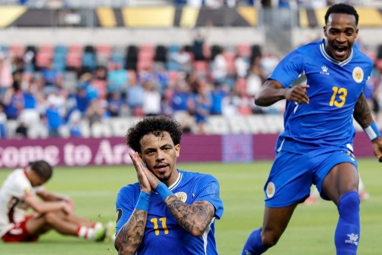Piala Dunia 2026, Curacao, Timnas Indonesia, Patrick Kluivert, piala dunia 2026, kualifikasi piala dunia 2026, Curacao Melesat! Dulu Dihajar Timnas Indonesia, Kini Selangkah ke Piala Dunia