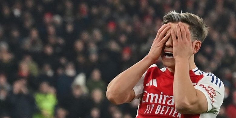 Liga Inggris, Arsenal, Man United, Manchester United, Bryan Mbeumo, Patrick Dorgu, Matheus Cunha, Lisandro Martinez, Mikel Merino, Hasil Arsenal Vs Man United 2-3: Roket Dorgu, Gol Cunha Jadi Penentu